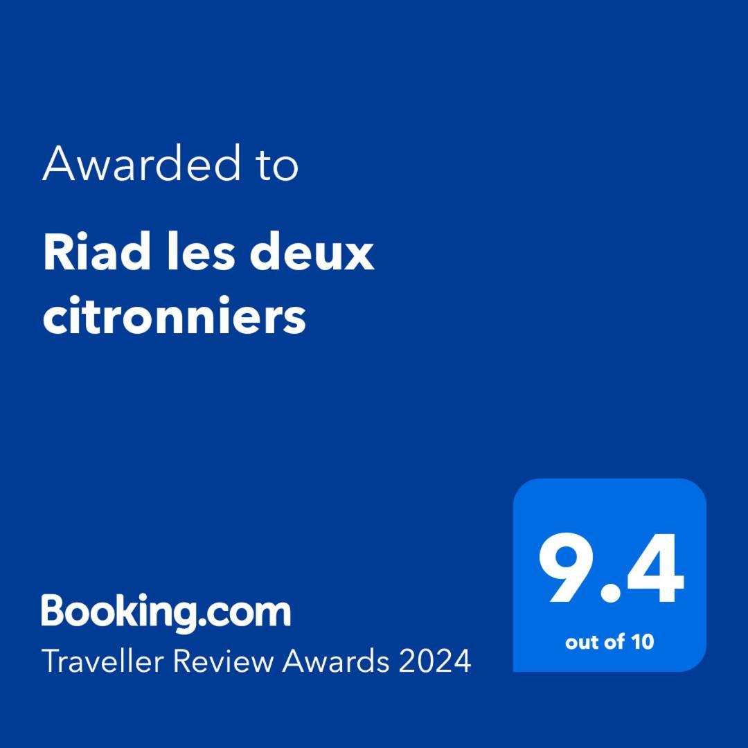 Riad les deux citronniers Marrakesh Exterior foto